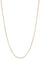 Collier Chaine or jaune maille forçat ronde 58 Facettes 090751