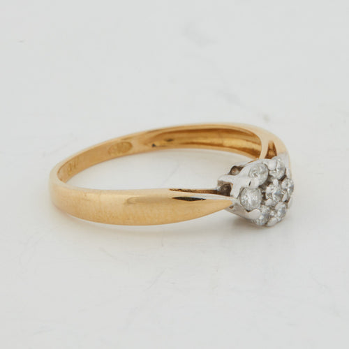 Bague 53 Bague Deux Ors et Diamants 58 Facettes RÉF 3009/20