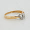 Bague 53 Bague Deux Ors et Diamants 58 Facettes RÉF 3009/20