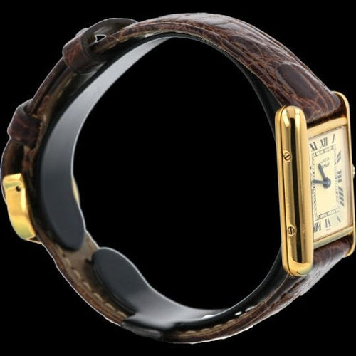 Montre Cartier Montre Tank Vermeil 58 Facettes MT42591