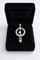 Pendentif Pendentif circulaire en or blanc avec diamants 58 Facettes 50374