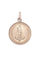 Pendentif Médaille or rose notre dame de la délivrande 58 Facettes 092091