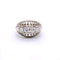 Bague 51.5 Bague bombee platine et diamants 58 Facettes 32