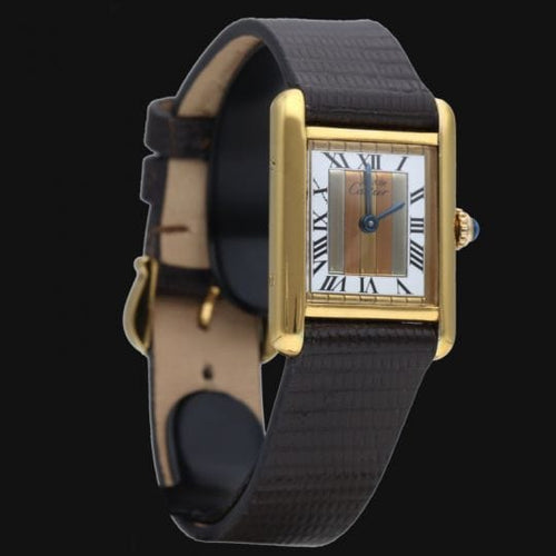 Montre Cartier Montre Tank Vermeil 58 Facettes MT41716