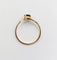 Bague 54 Bague vintage or jaune, saphir navette et diamants 58 Facettes A05234