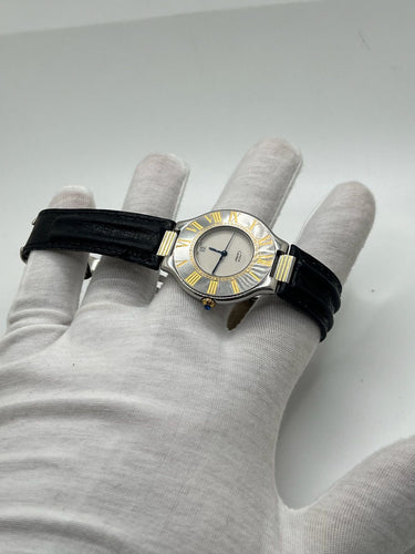 Montre Cartier 21 Must de Cartier 35 mm / Boucle deployante 58 Facettes
