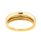 Bague Demi alliance Or jaune Diamant