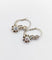 Boucles d'oreilles Dormeuses Art Déco or blanc, diamants taille brillants 58 Facettes A05861