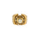Bague 54 Bague dôme or jaune et diamants 58 Facettes ALE4261