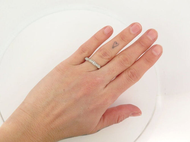 Bague 53 bague MONTBLANC 4810 small mb102493 53 diamants 0.64ct & or blanc 18k 58 Facettes 266404