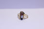 Bague 47 Bague Or Saphir, Rubis et Oxyde de Zirconium 58 Facettes