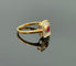 Bague 55 Bague style Art Déco or, rubis, diamants taille rose 58 Facettes