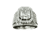 Bague 55 Bague or blanc sertie de 2,20 carats de diamants 58 Facettes