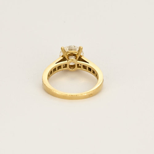 Bague 49 CARTIER - Diane - Solitaire en or jaune et diamant 1.94ct 58 Facettes JR03