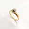 Bague 52 Bague or jaune, saphir, diamants 58 Facettes