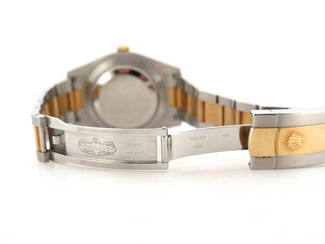 Montre montre ROLEX datejust ii wimbledon 116333 en or 18k acier 41mm automatique 58 Facettes 266380