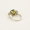 Bague 50 Bague trilogie bicolore émeraude diamants brillants 58 Facettes