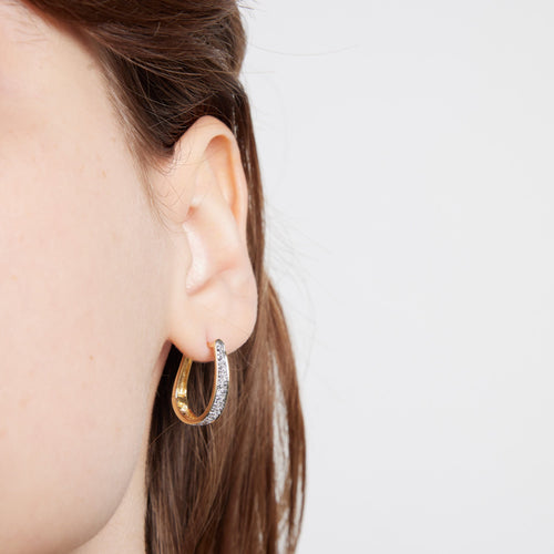 Boucles d'oreilles BOUCLES D’OREILLES DIAMANTS - 2 OR 58 Facettes RÉF 8016/20