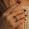 Bague 54 Alliance en or jaune Diamants brillants 58 Facettes