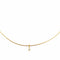 Collier Collier or jaune serti d'un diamant poire 58 Facettes BG3