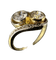 Bague Bague Toi et Moi Art Nouveau or jaune, platine, diamants 58 Facettes