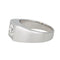 Bague 57 Bague Chevalière  Or blanc Diamant 58 Facettes 4523451CN