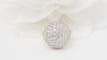 Bague 54 Bague boule en or jaune et diamants 58 Facettes 32585