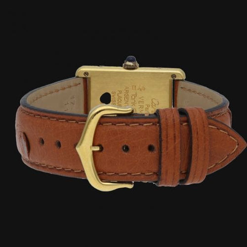 Montre Cartier Montre Tank Vermeil 58 Facettes MT42218