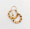 Boucles d'oreilles Petites créoles Art Déco or rose 58 Facettes A06265