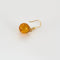 Boucles d'oreilles Boucles d'oreilles dormeuses or jaune et ambre 58 Facettes 240 763