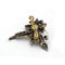 Broche Broche libellule XIXe or jaune argent 58 Facettes 160063R