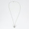 Pendentif DINH VAN - Double Coeurs - pendentif or blanc et diamants 58 Facettes 250010
