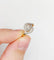 Bague 49 Bague tourbillon antique or 18k diamant taille rose 4 mm (circa 1900) 58 Facettes A06287