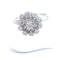 Bague 59.5 Bague de fiançailles Vintage or gris diamants 58 Facettes AA 1699