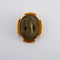 Broche Broche Ancienne Camée de lave 58 Facettes