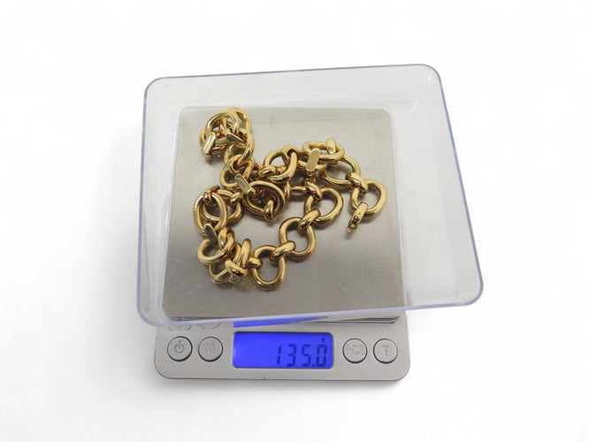 Collier vintage collier CARTIER baignoire ras du cou en or jaune 18k 135gr 58 Facettes 270007