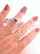 Bague 52.5 Bague Saphir Diamants Or 58 Facettes AA 1623