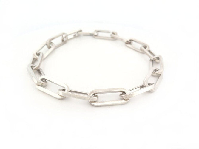 Collier collier DINH VAN chaine a maillons xl en argent massif 925 114gr 58 Facettes 266218