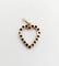Pendentif Pendentif antique or jaune cœur et perles 58 Facettes A05499