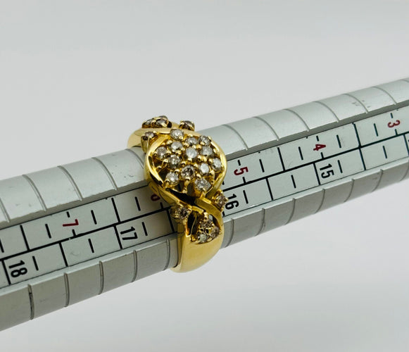 Bague Bague en or jaune et diamant 58 Facettes 50145
