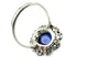 Bague Belle-Epoque en or blanc, saphir et diamants 58 Facettes