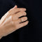 Bague 54 Solitaire or blanc diamant 58 Facettes 3121051