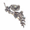 Montre L'étreinte de la nature : une branche de fleur victorienne en diamants 58 Facettes 23054-0122