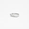 Bague 54 Bague en or blanc et pavée de diamants 58 Facettes 2521