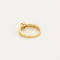 Bague 53.5 Bague solitaire en or jaune 18K diamants 58 Facettes DRE15663