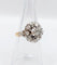 Bague 54 Bague marguerite or jaune, platine et diamants taille ancienne (circa 1920) 58 Facettes A05474