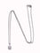 Collier Collier solitaire diamant or blanc 58 Facettes Pend.Dt-FA.27