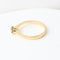 Bague 51 Bague solitaire en or jaune 18 carats avec diamant de 0,28 carat 58 Facettes 129540E
