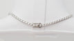 Collier 44.5 Collier rivière en or blanc et diamants 58 Facettes 32532