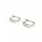 Boucles d'oreilles Boucles d'oreilles en or blanc et diamants 58 Facettes 30472